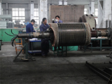 電機(jī)殼裂痕、軸磨損修復(fù)